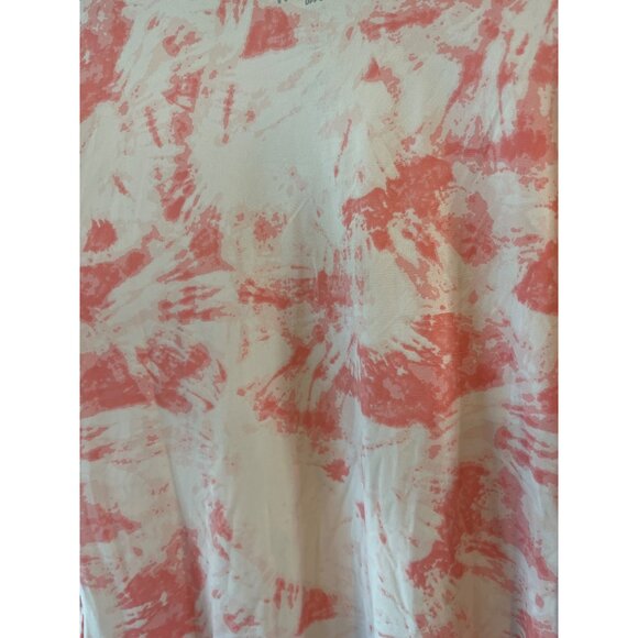 Hang Ten Womens Tie-Dye Long Sleeve Shirt XXL UV Protection UPF 50+ Peach & Whit - Picture 7 of 7